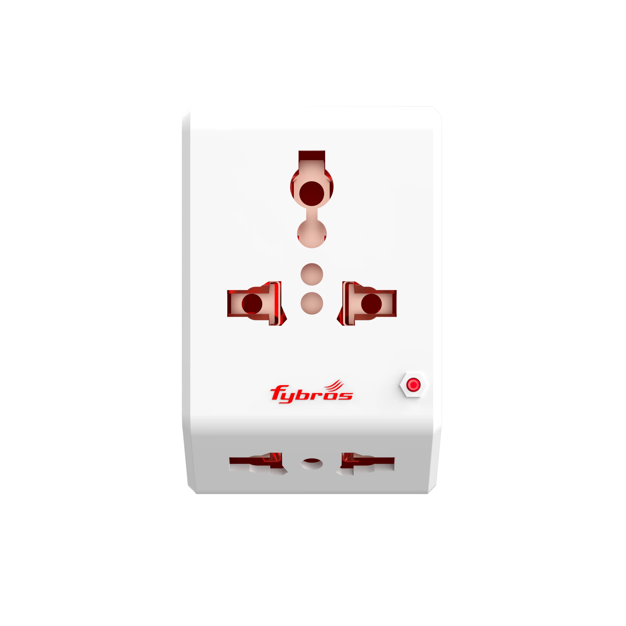 Eco 3 Pin Travel Universal Multi Plug Adaptor