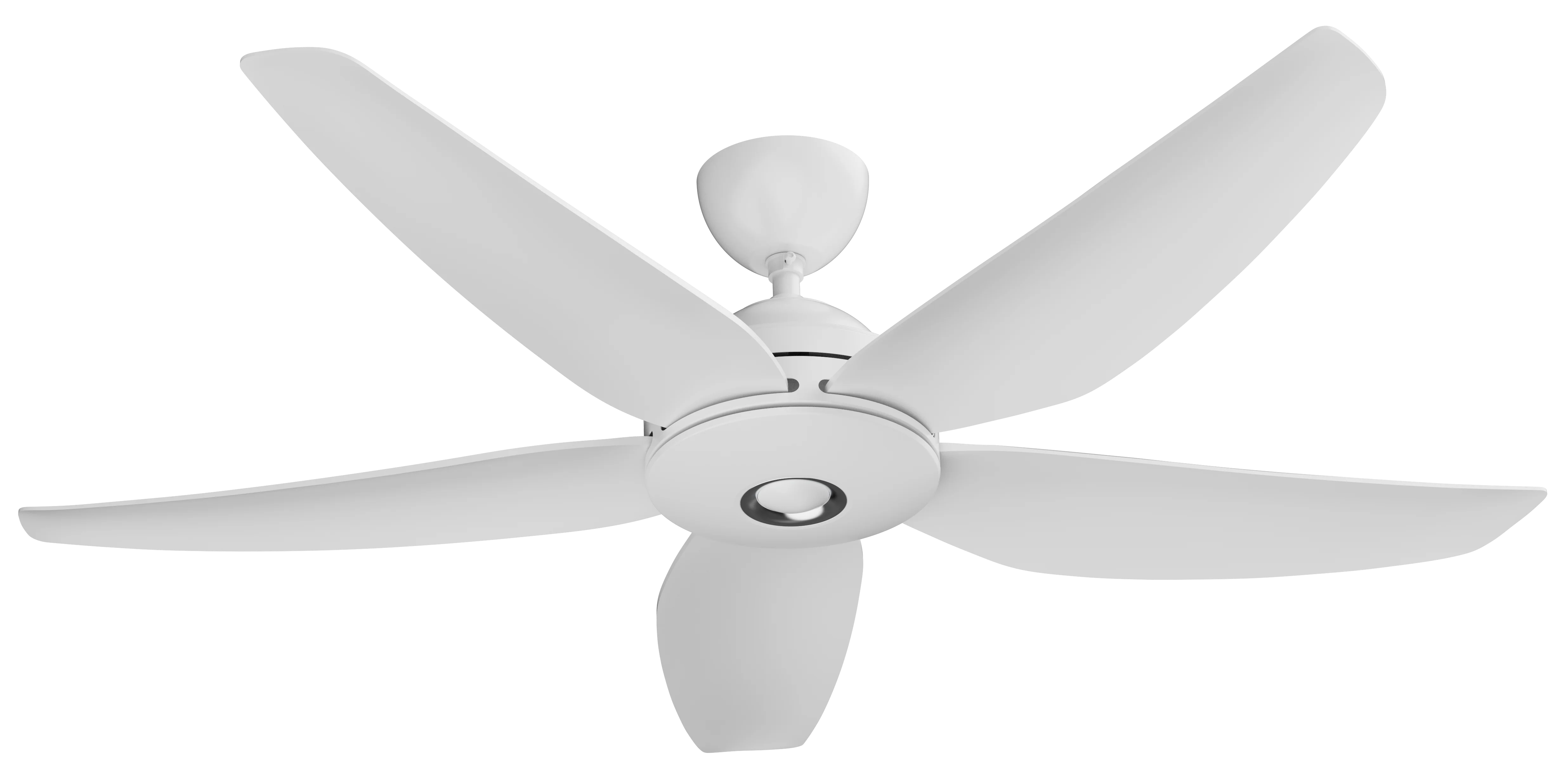 Ella Ceiling Fan in Satin White Finish with 1200mm Sweep and Remote Control