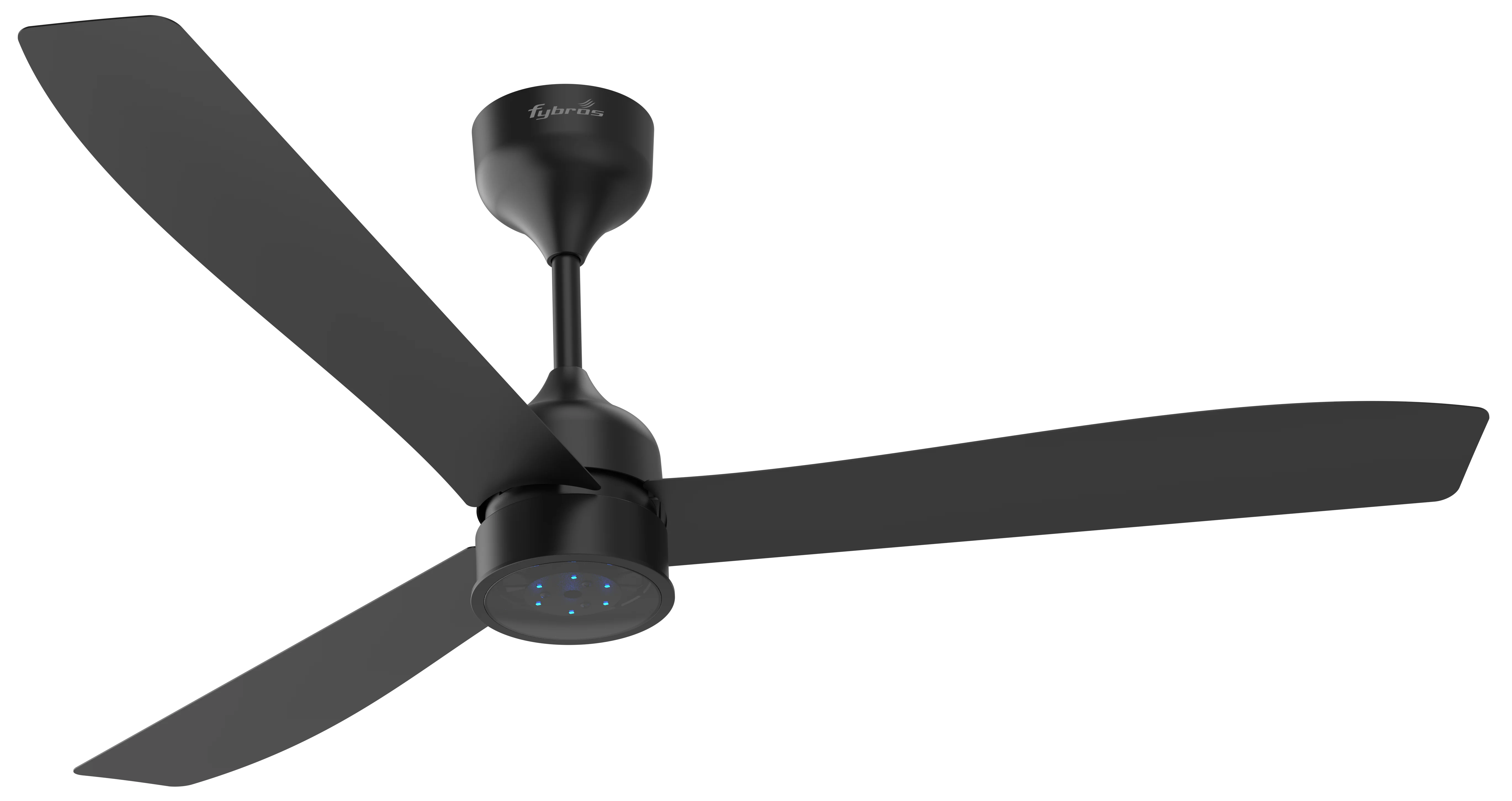 Aeris Ceiling Fan with aerodynamic design and efficient air delivery, perfect for living rooms.