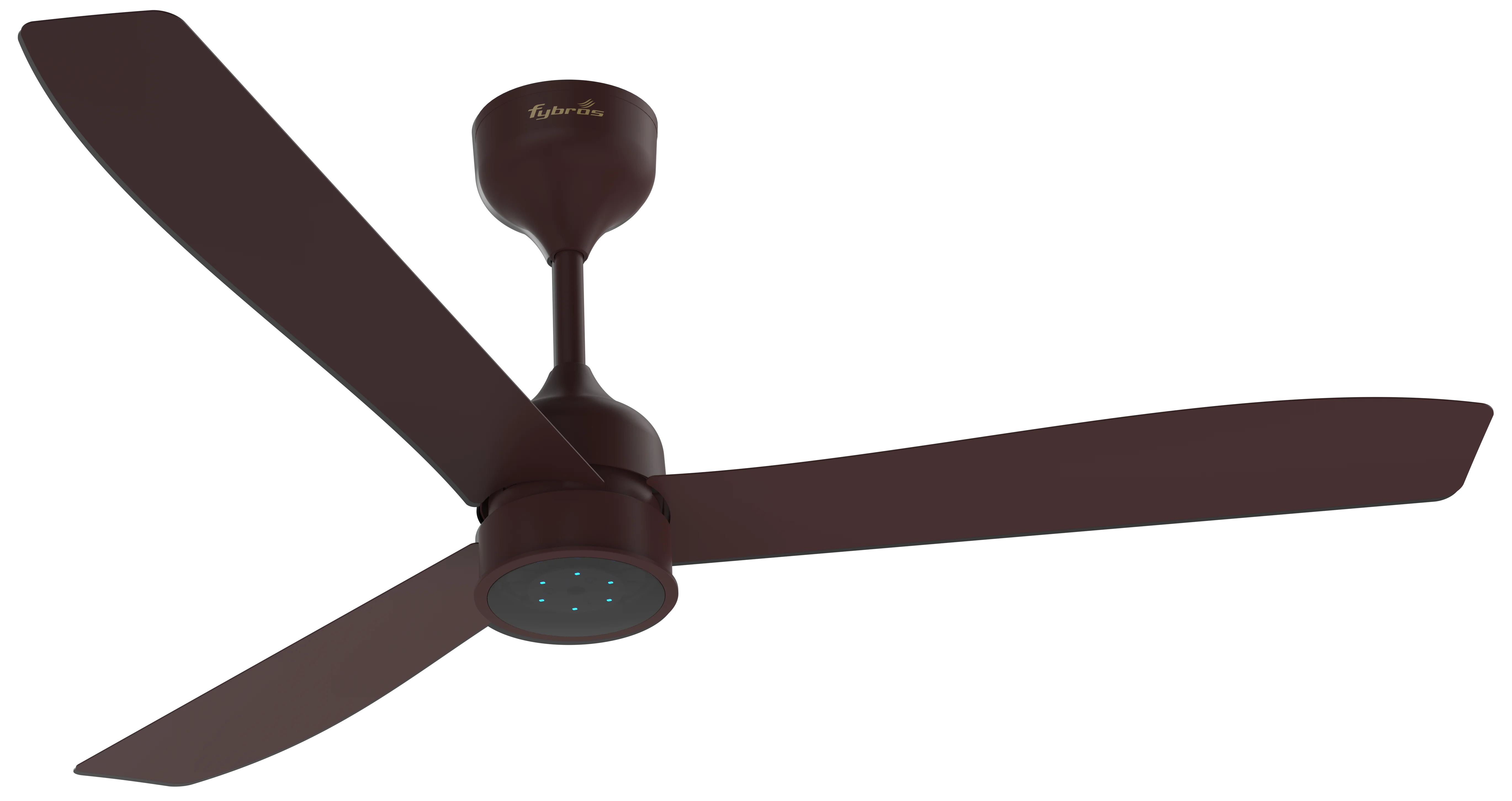 Aeris Ceiling Fan with aerodynamic design and efficient air delivery, perfect for living rooms.
