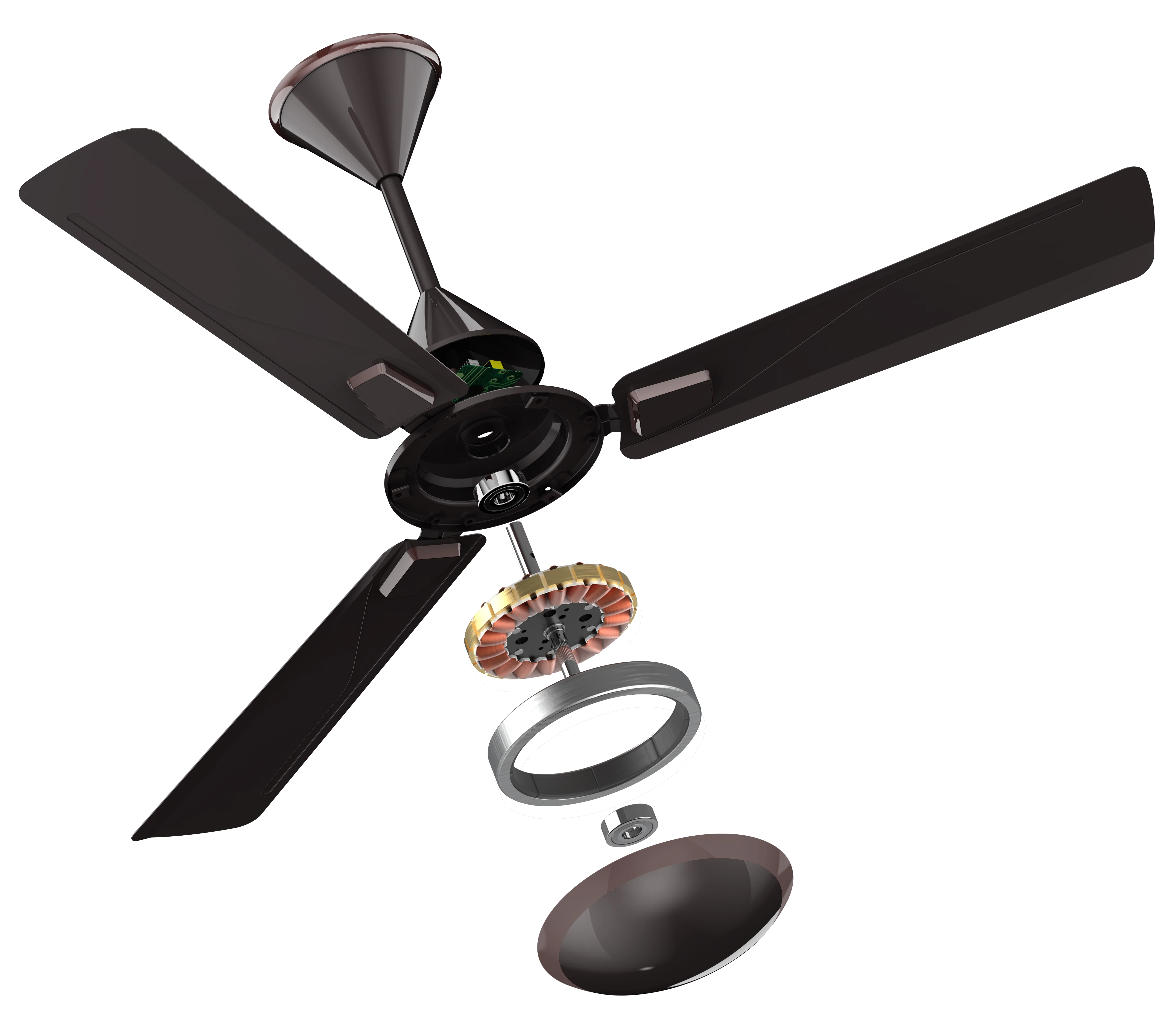 Aero High-Speed Ceiling Fan with minimalist design and efficient cooling.