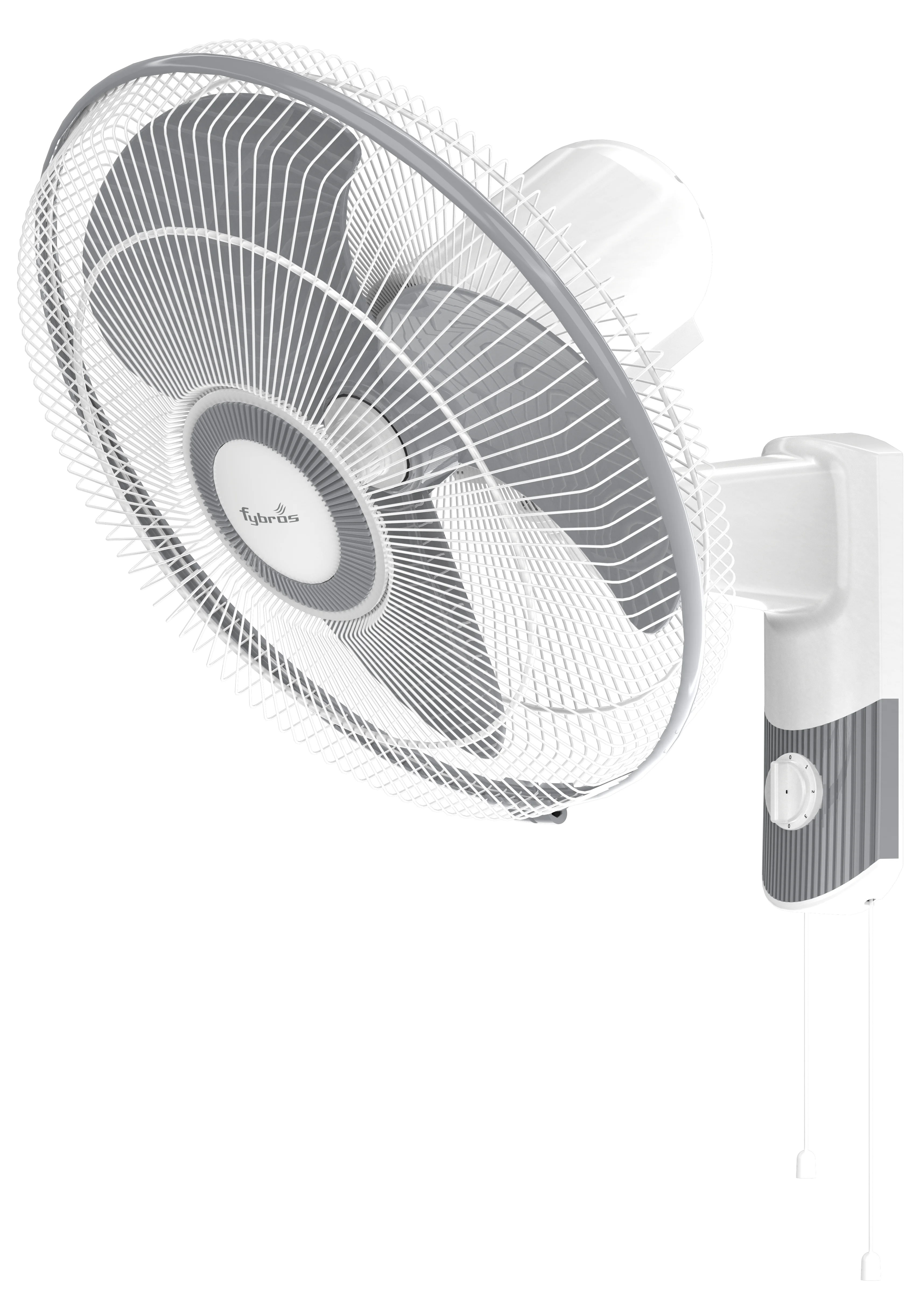 Gush Powerful Wall Fan with sleek design and noiseless operation.