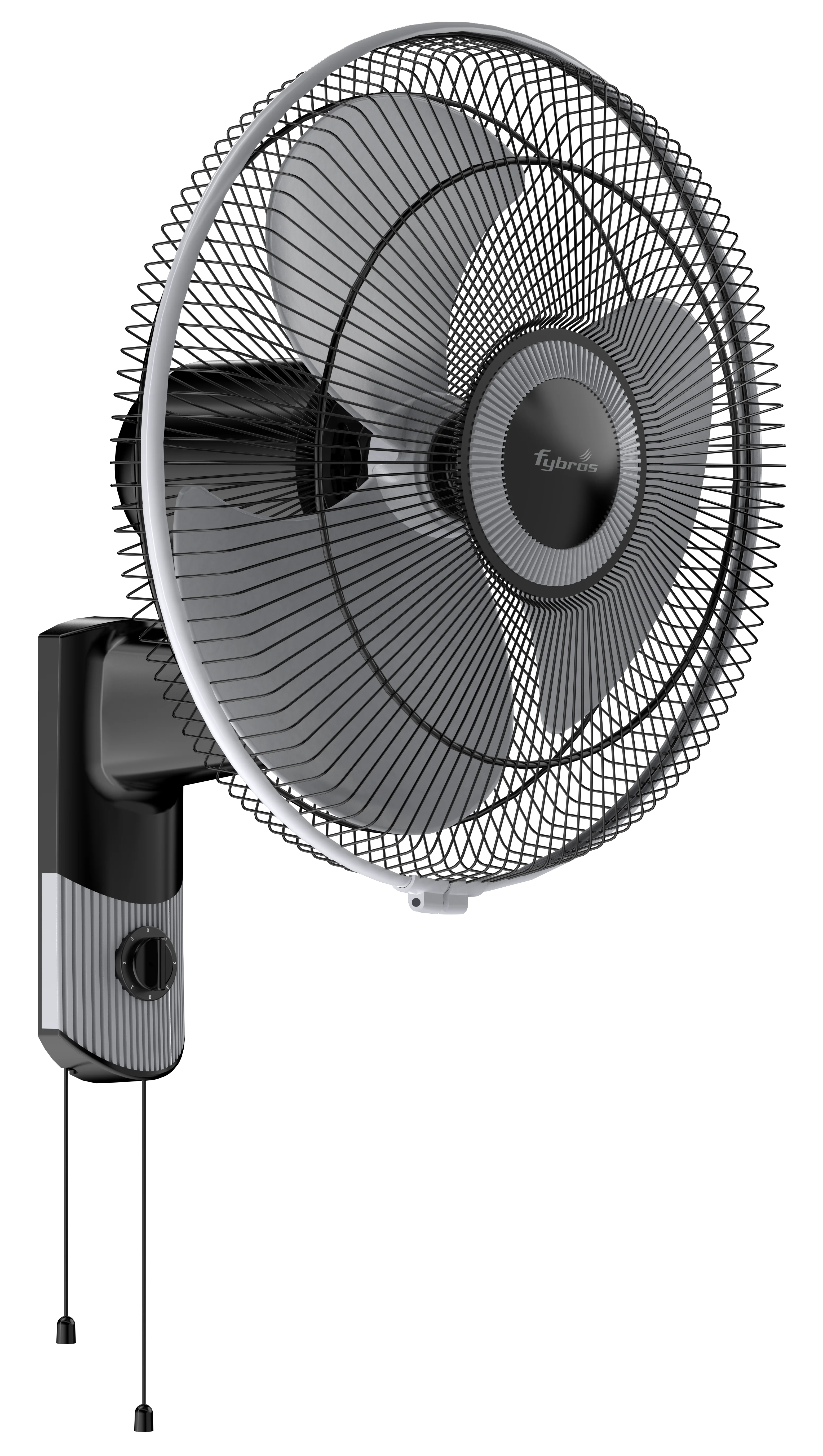 Gush Powerful Wall Fan with sleek design and noiseless operation.