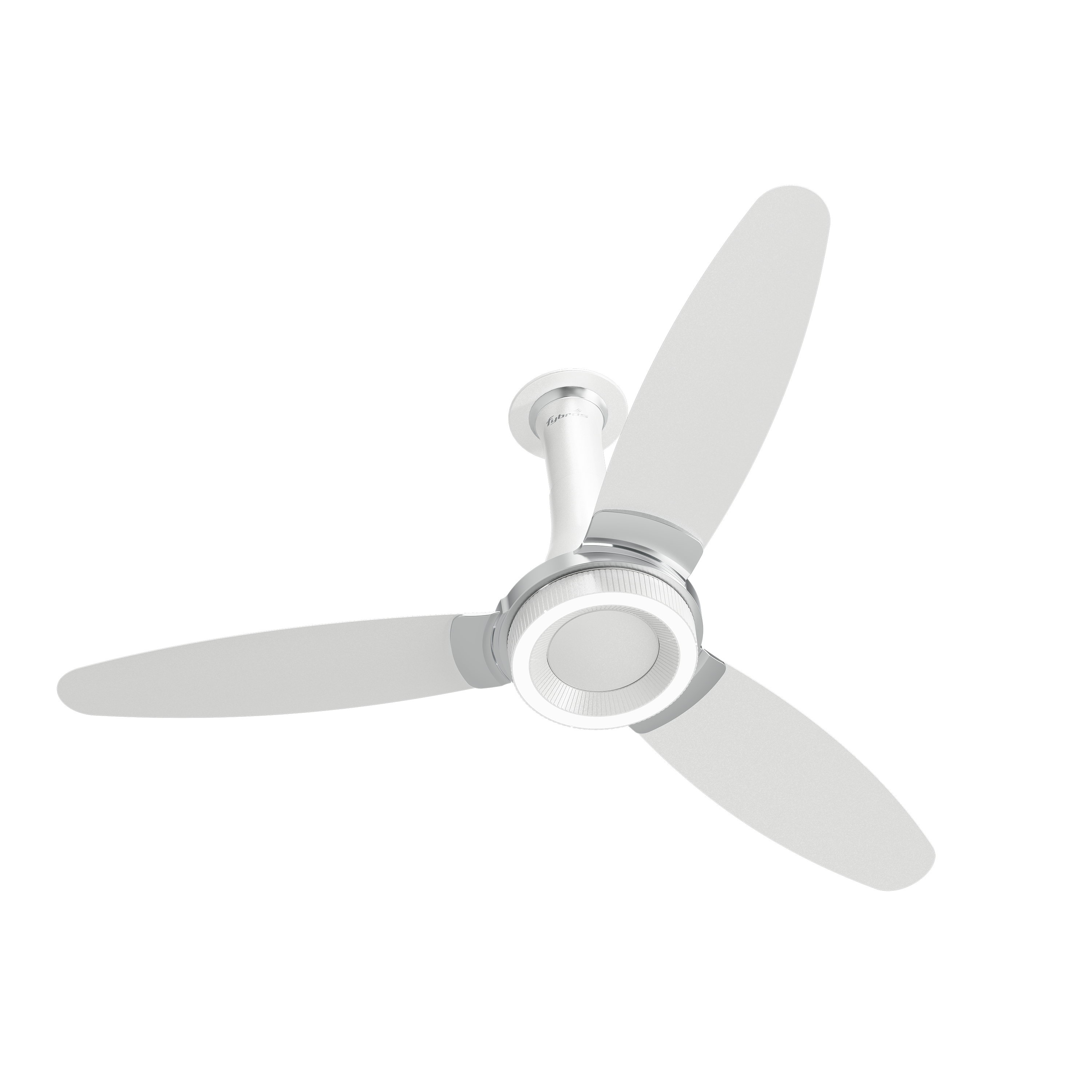 F-Wave Ceiling Fan with 1200mm Sweep and Remote Control in Matte Black