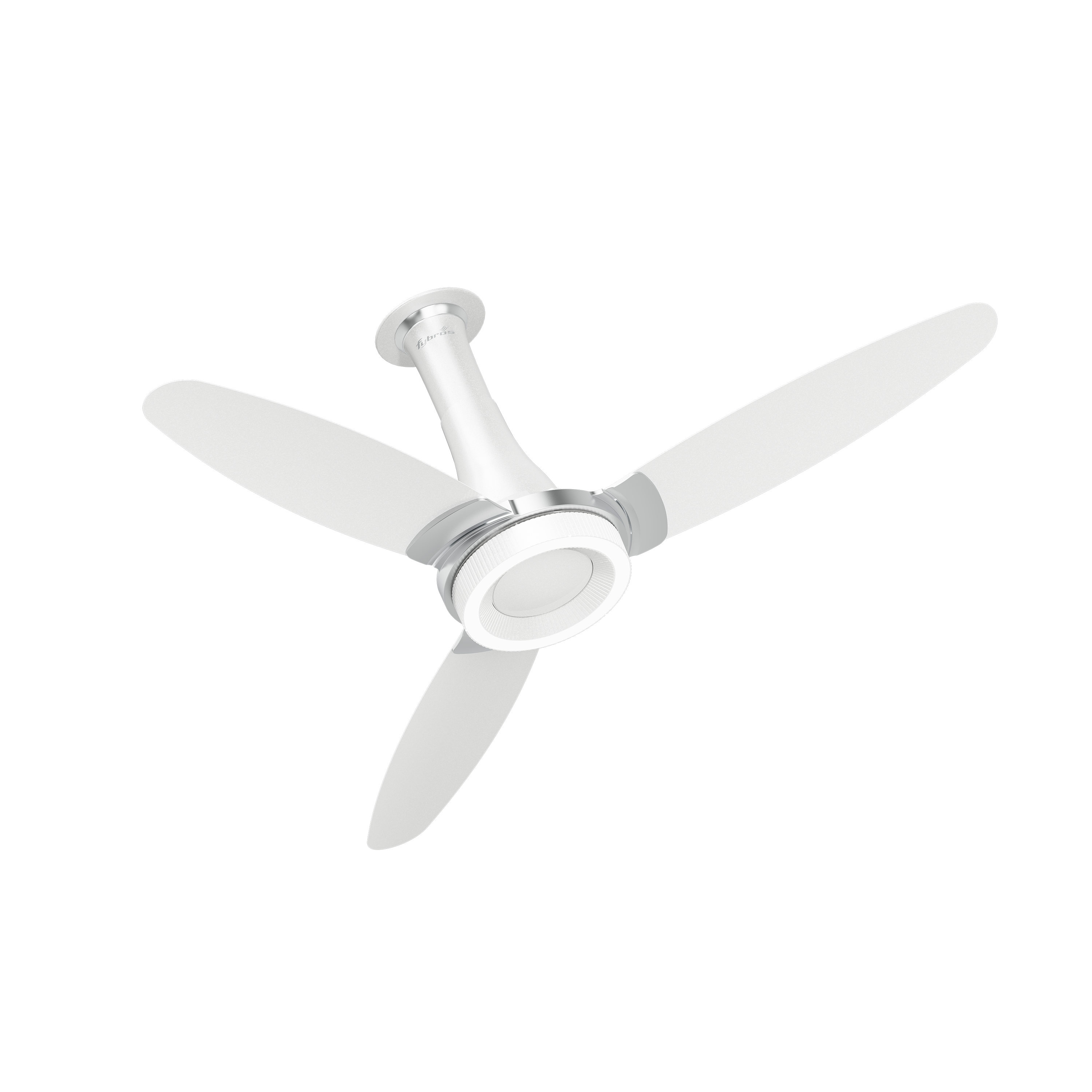 F-Wave Ceiling Fan with 1200mm Sweep and Remote Control in Matte Black